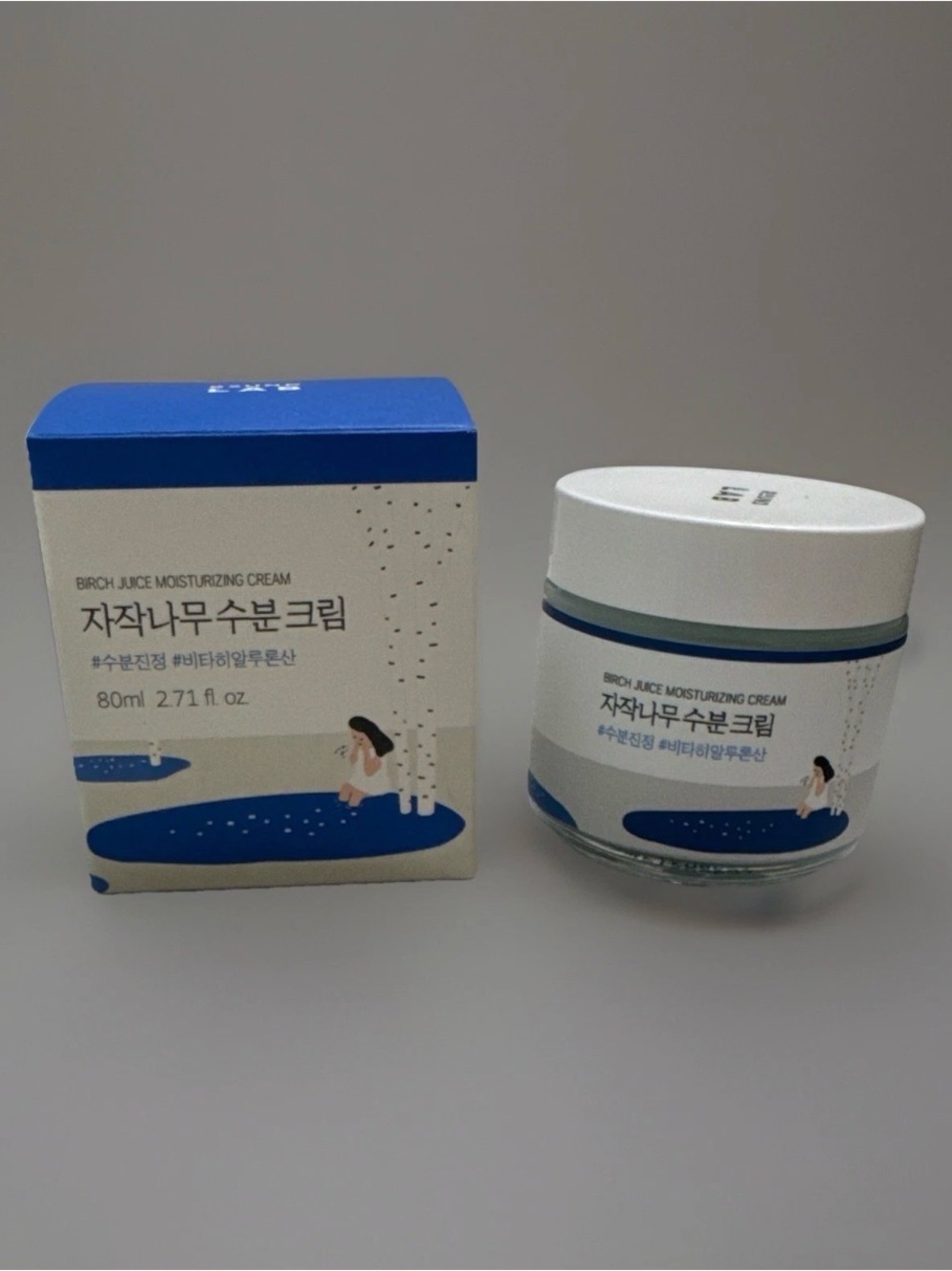 ROUND LAB Birch Juice Moisturizing Cream 80ml/2.71 fl oz Face Cream - New In Box